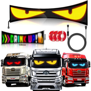 Large Bright LED Sign, Programmable LED Scrolling Sign,Custom Flexible LED Store Sign,Matrix Panel with App Control DIY Text Pattern Animation,LED Digital Sign for Store Window Advertising Hotel